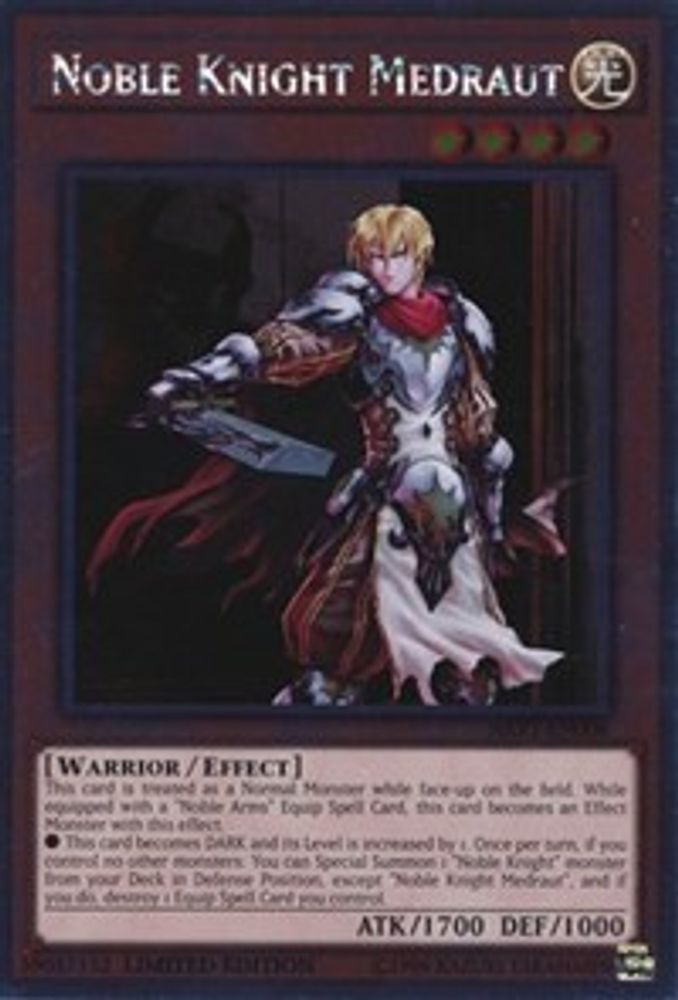 Noble Knight Medraut (NKRT-EN006) - Platinum Rare