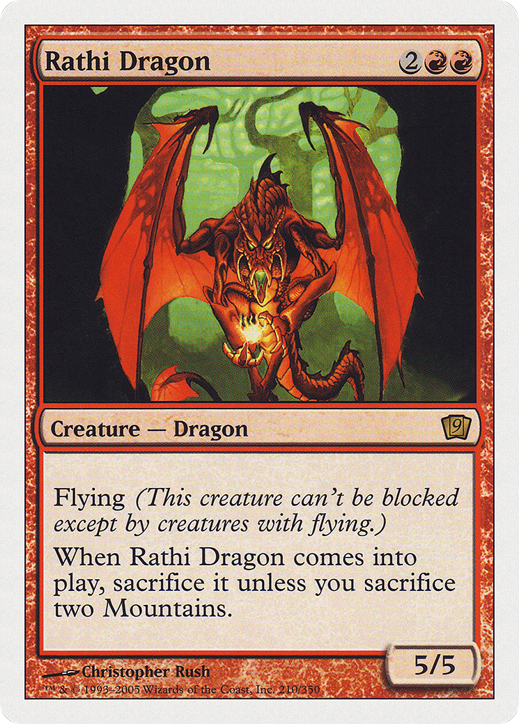 Rathi Dragon (9ED-210) - Ninth Edition