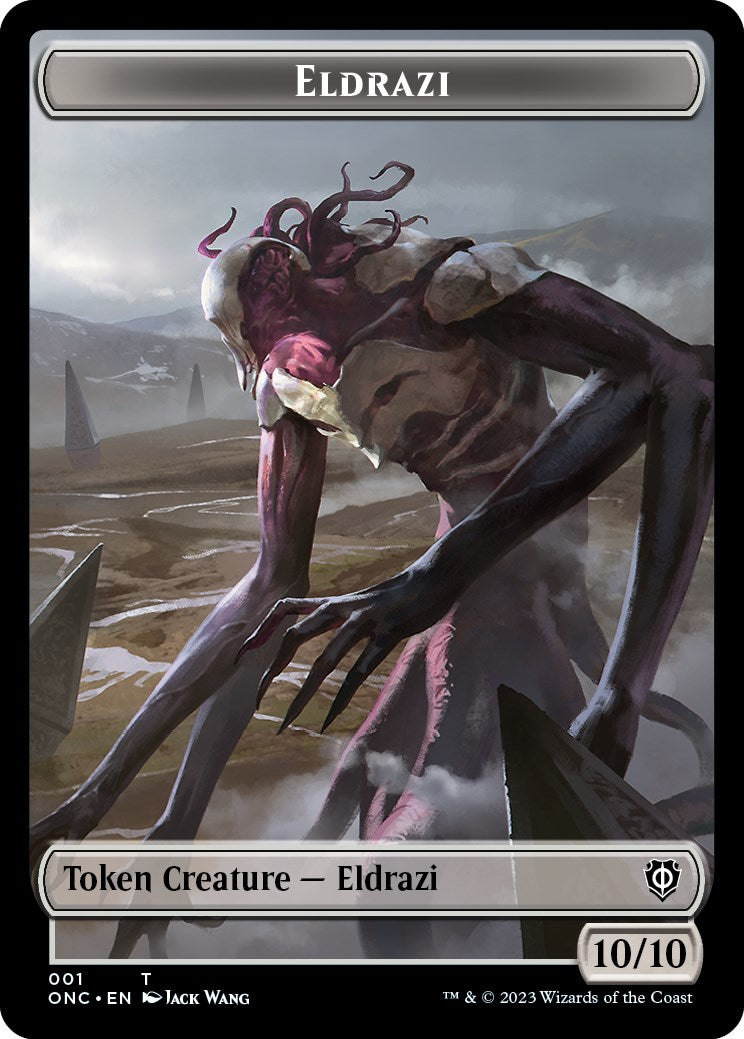 Soldat (017) // Jeton Eldrazi double face [Phyrexia : Tous seront un seul jeton de commandant] 
