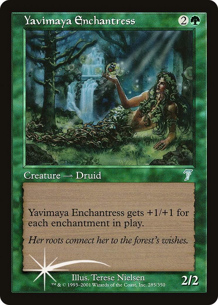Yavimaya Enchantress (7ED-285) - 7th Edition Foil