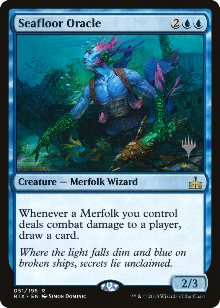 Oracle des fonds marins (Pack promotionnel) [Promos Rivals of Ixalan] 