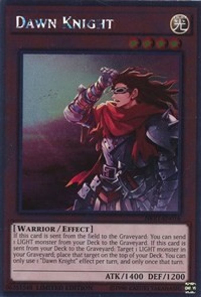 Dawn Knight (NKRT-EN016) - Platinum Rare