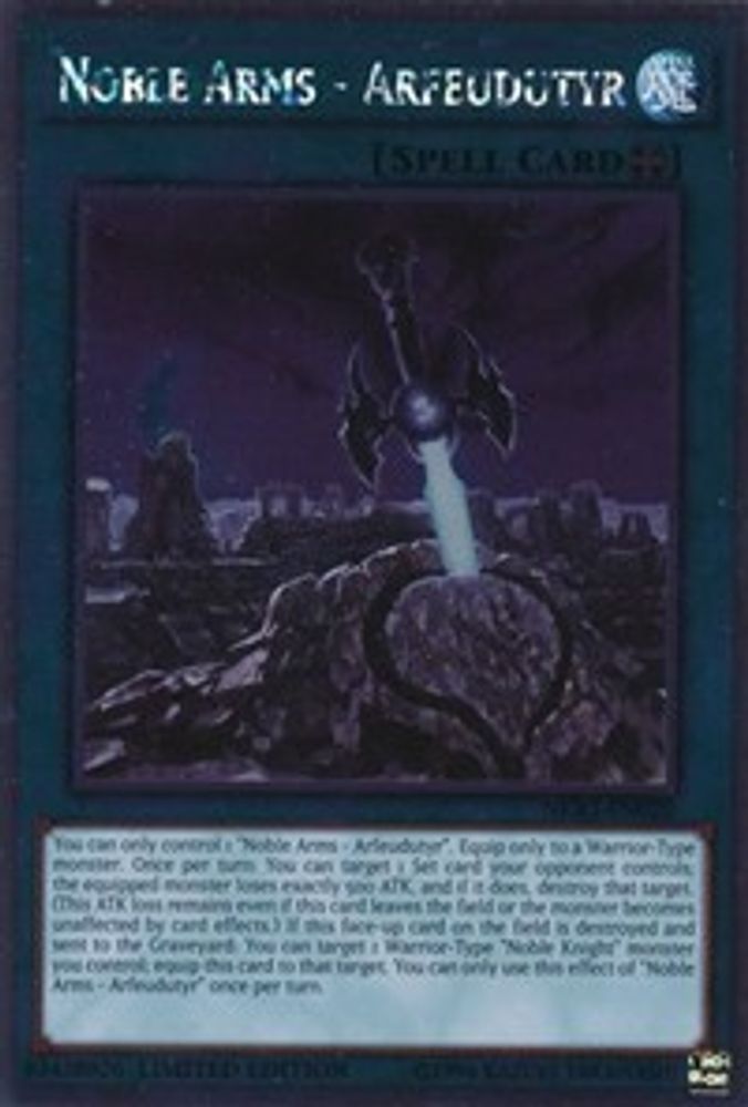 Noble Arms - Arfeudutyr (NKRT-EN020) - Platinum Rare