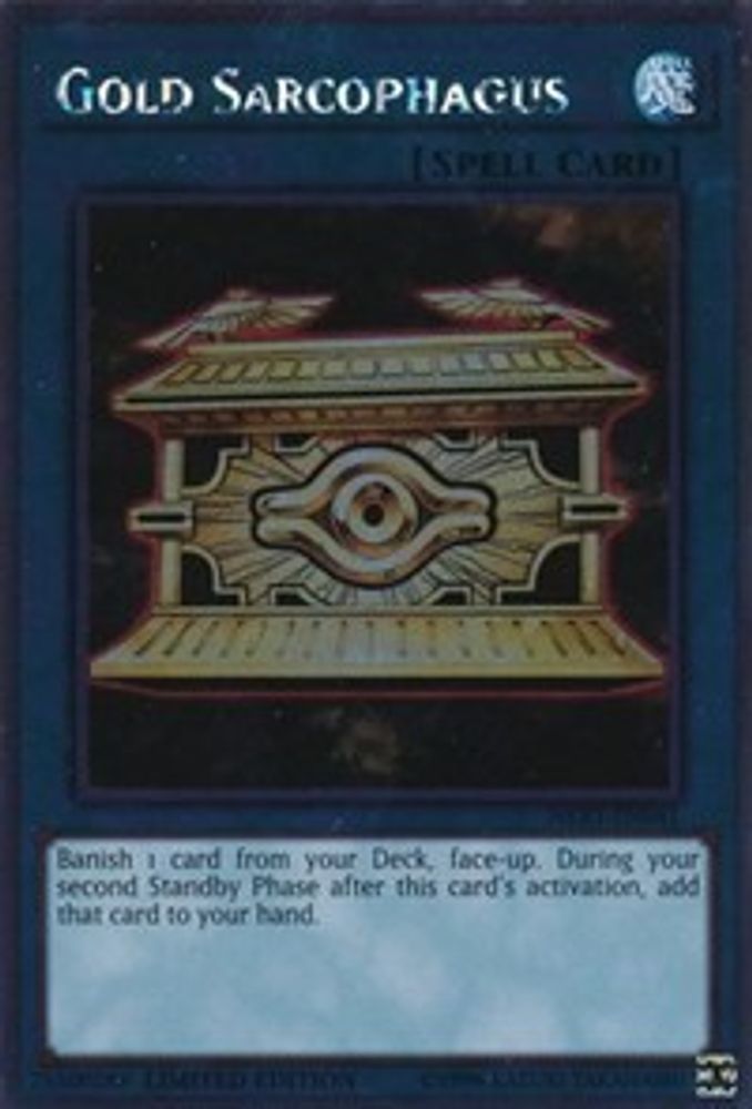 Gold Sarcophagus (NKRT-EN041) - Platinum Rare