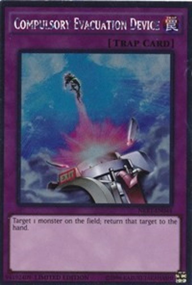 Compulsory Evacuation Device (NKRT-EN044) - Platinum Rare
