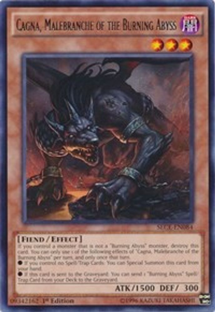 Cagna, Malebranche of the Burning Abyss (SECE-EN084) - Rare