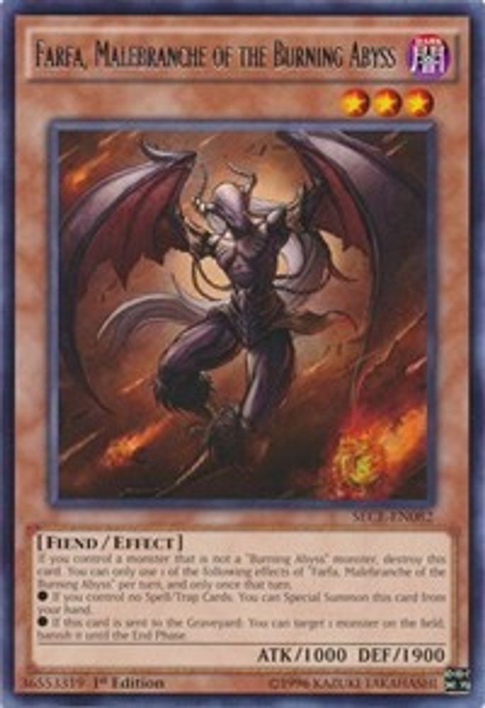Farfa, Malebranche of the Burning Abyss (SECE-EN082) - Rare