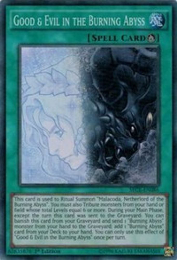 Good & Evil in the Burning Abyss (SECE-EN086) - Super Rare