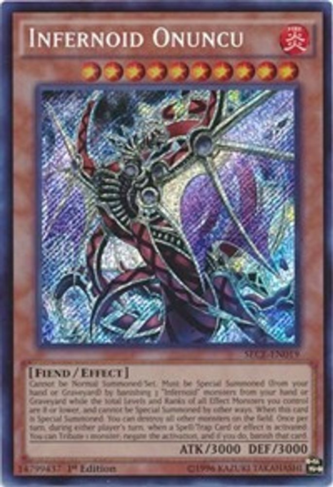 Infernoid Onuncu (SECE-EN019) - Secret Rare
