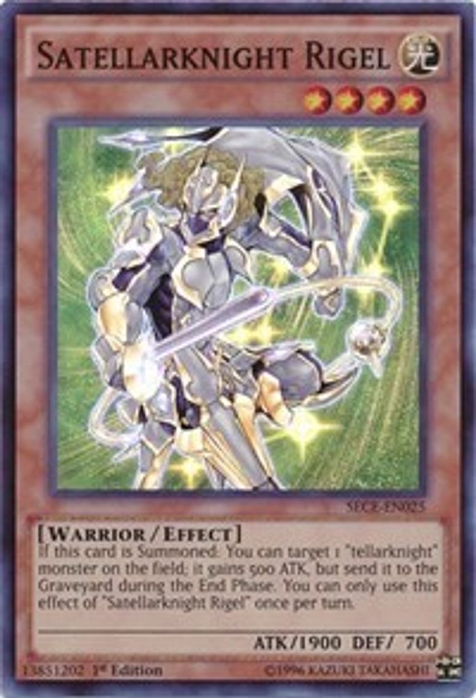 Satellarknight Rigel (SECE-EN025) - Super Rare
