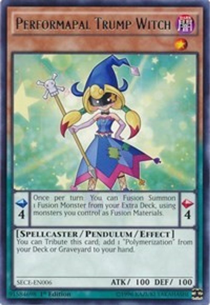 Performapal Trump Witch (SECE-EN006) - Rare