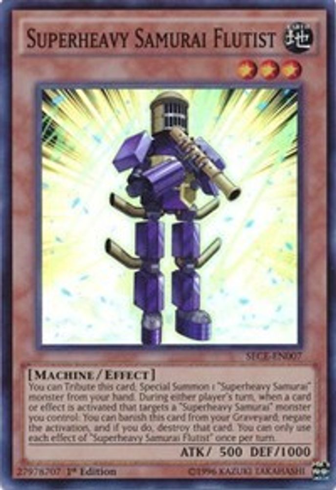 Superheavy Samurai Flutist (SECE-EN007) - Super Rare