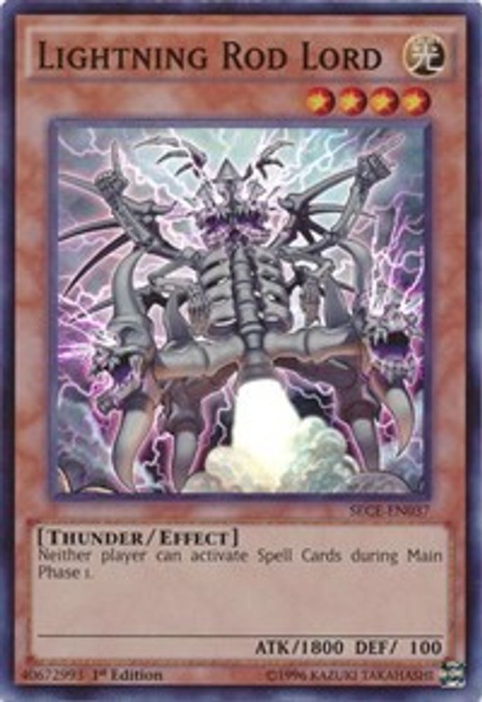 Lightning Rod Lord (SECE-EN037) - Super Rare