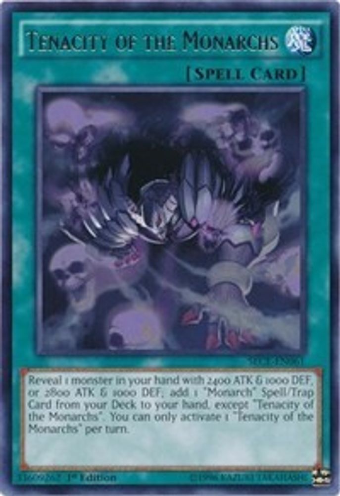 Tenacity of the Monarchs (SECE-EN061) - Rare