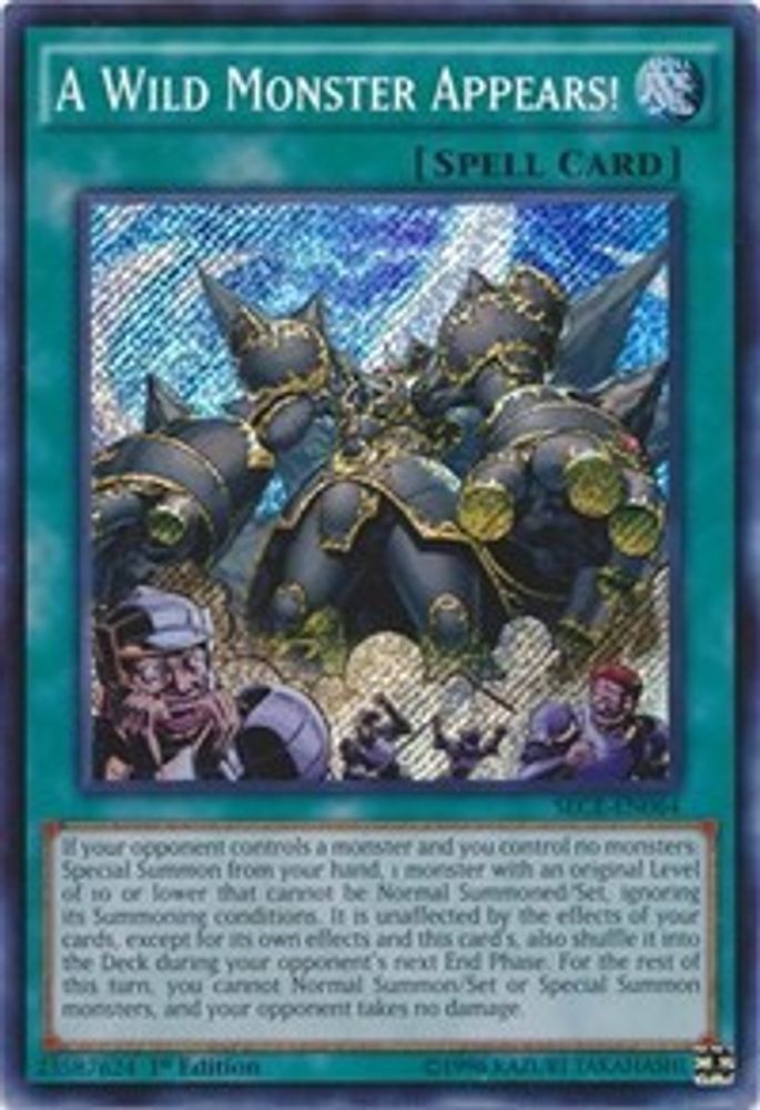 A Wild Monster Appears! (SECE-EN064) - Secret Rare