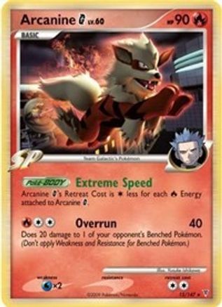 Arcanine G - 15/147/147  - Holofoil - Holo Rare