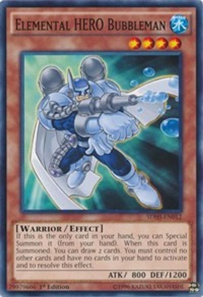 Elemental HERO Bubbleman (SDHS-EN012) - Common