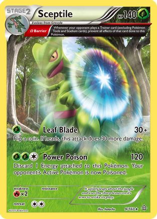 Sceptile (Omega) 009/160  - Holofoil - Holo Rare