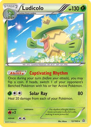 Ludicolo  - Holofoil - Holo Rare