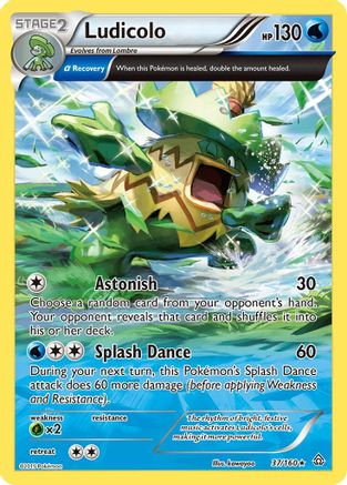 Ludicolo (Alpha) 037  - Rare