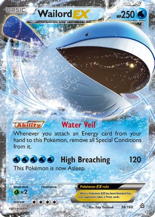 Wailord EX 038  - Holofoil - Ultra Rare
