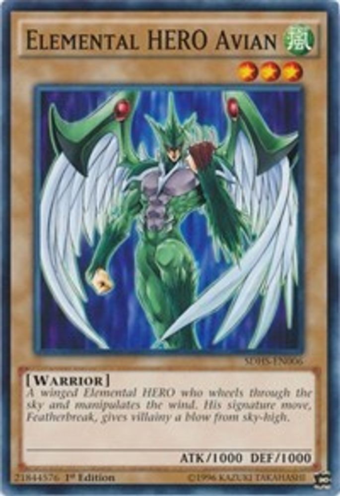 Elemental HERO Avian (SDHS-EN006) - Common