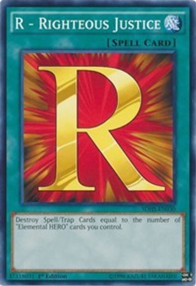 R - Righteous Justice (SDHS-EN030) - Common