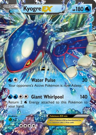 Kyogre EX 054  - Holofoil - Ultra Rare