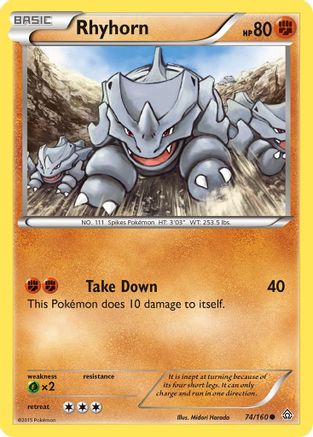 Rhyhorn  - Common