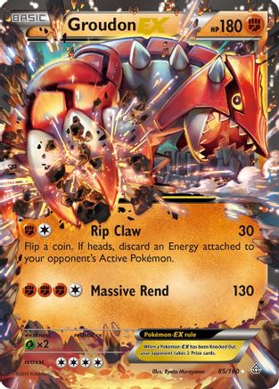 Groudon EX 085  - Holofoil - Ultra Rare
