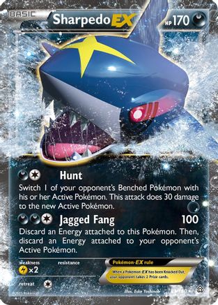 Sharpedo EX 091  - Holofoil - Ultra Rare