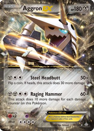 Aggron EX 093/160  - Holofoil - Ultra Rare