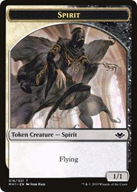Esprit // Jeton double face Golem [Jetons Horizons modernes] 