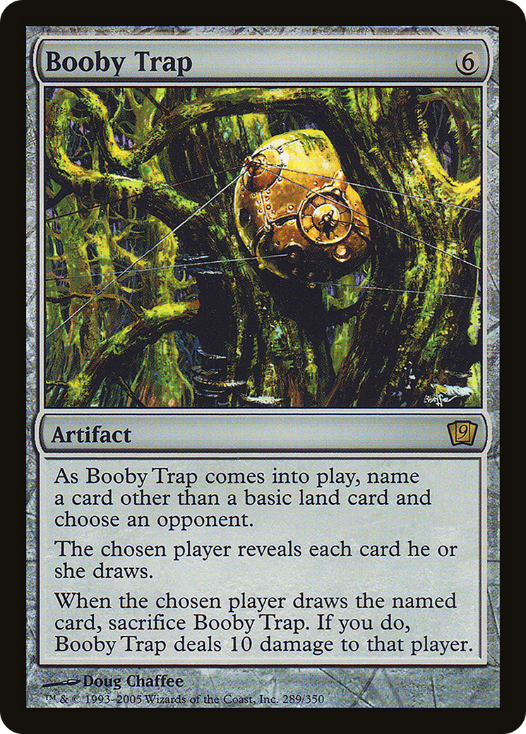 Booby Trap (9ED-289★) - 9th Edition Foil