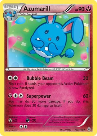 Azumarill 103  - Rare