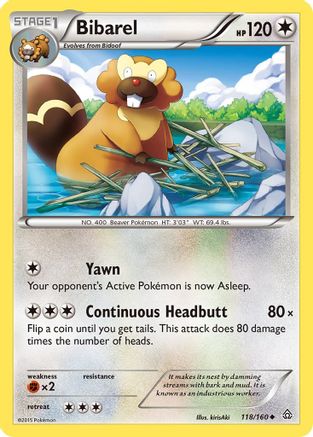 Bibarel 118/160  - Uncommon