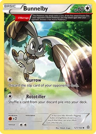 Bunnelby (Omega) 121  - Uncommon