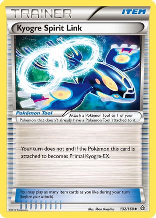 Kyogre Spirit Link 132  - Uncommon