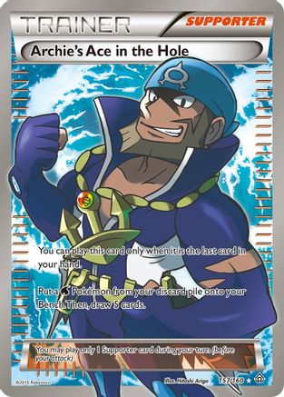 Archie's Ace in the Hole (157 Full Art)/160  - Holofoil - Ultra Rare