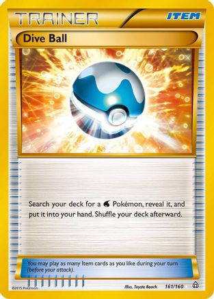 Dive Ball (161 Secret Rare)/160  - Holofoil - Secret Rare