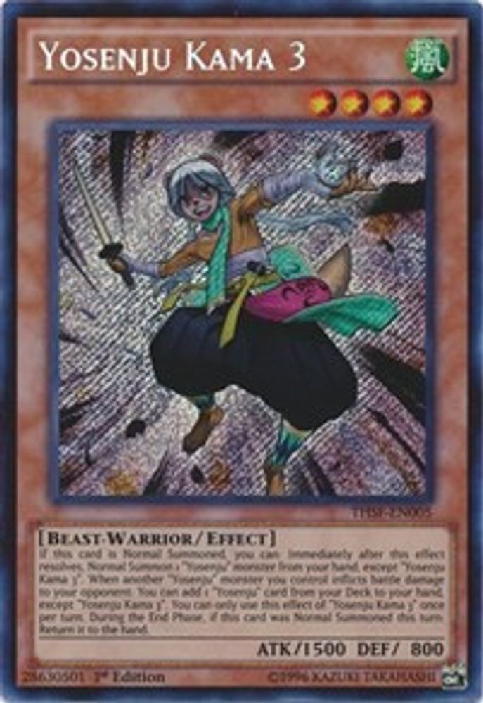Yosenju Kama 3 (THSF-EN005) - Secret Rare