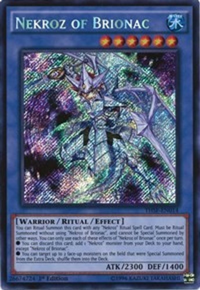 Nekroz of Brionac (THSF-EN014) - Secret Rare