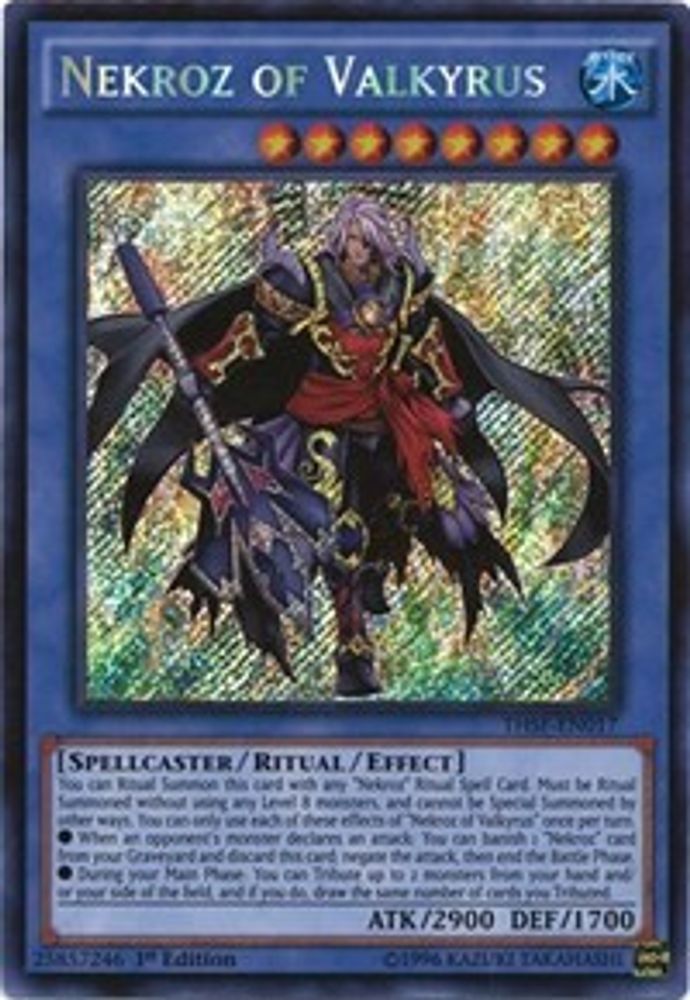 Nekroz of Valkyrus (THSF-EN017) - Secret Rare