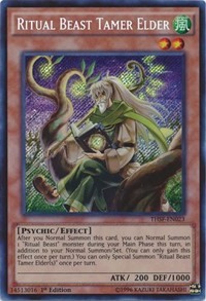 Ancien dompteur de bêtes rituelles [THSF-EN023] Secret Rare 