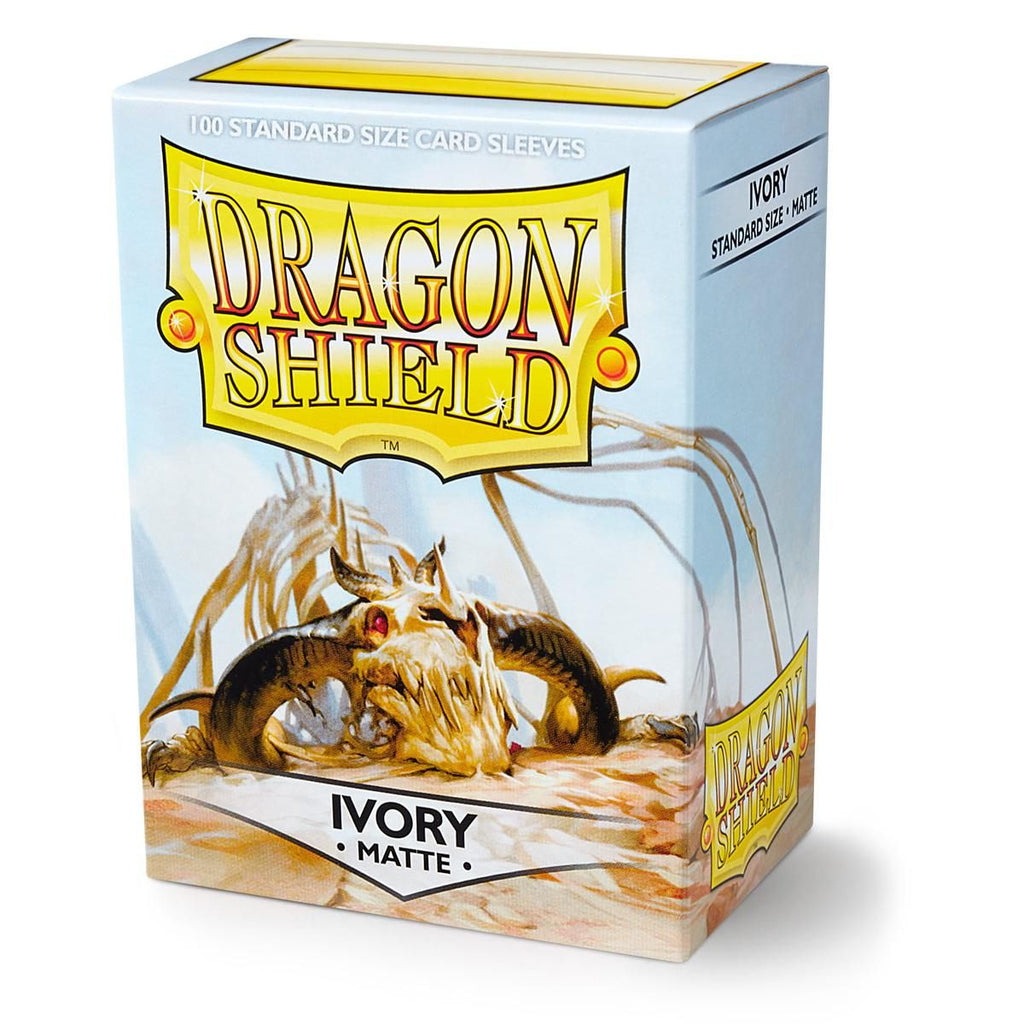 Dragon Shield : Pochettes standard 100 carats - Ivoire (mat) 