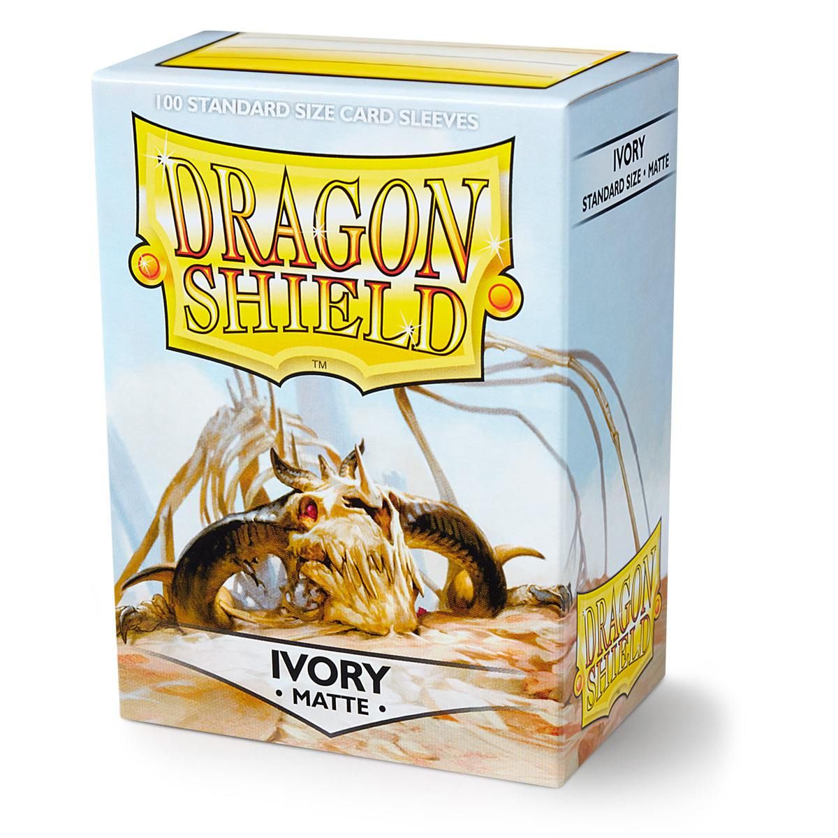 Dragon Shield : Pochettes standard 100 carats - Ivoire (mat) 