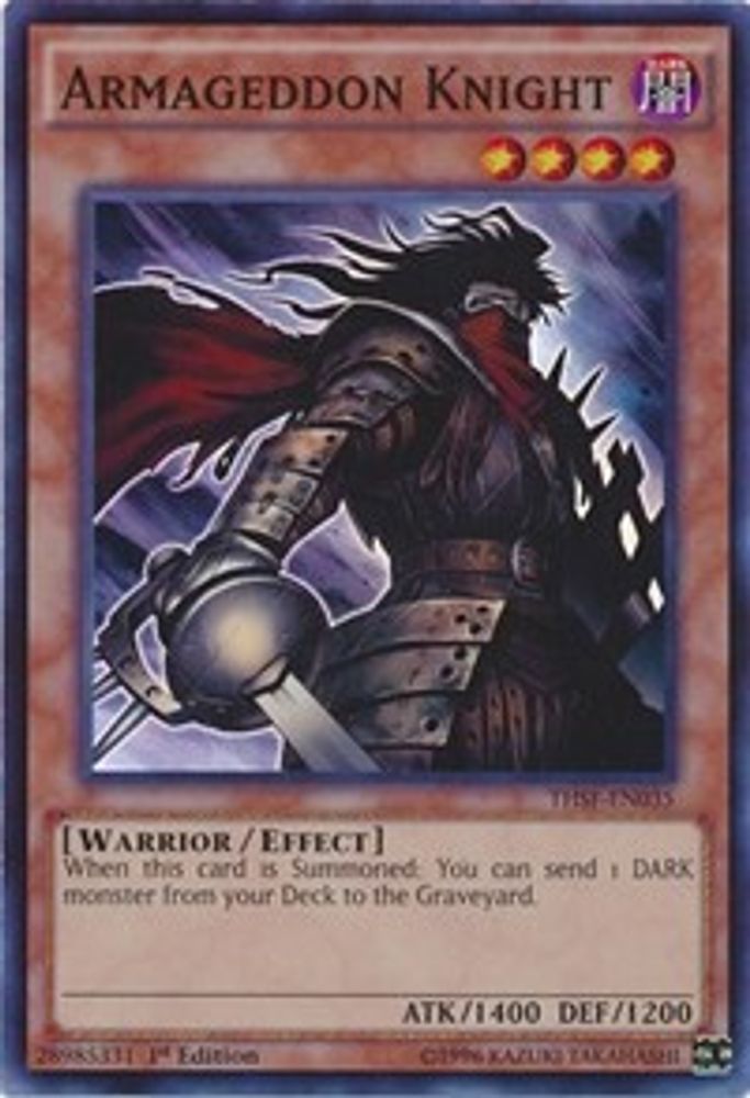 Chevalier Armageddon [THSF-EN035] Super Rare 