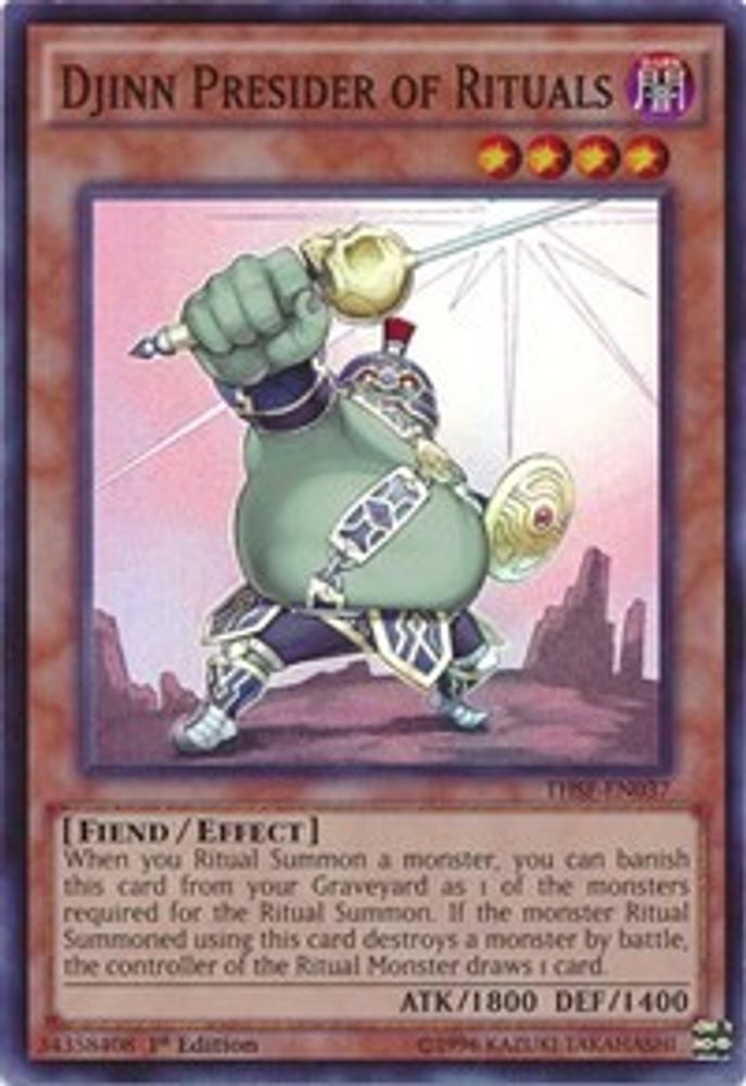 Djinn Presider of Rituals (THSF-EN037) - Super Rare