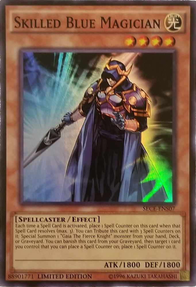 Skilled Blue Magician (SE) (SECE-ENS07) - Super Rare