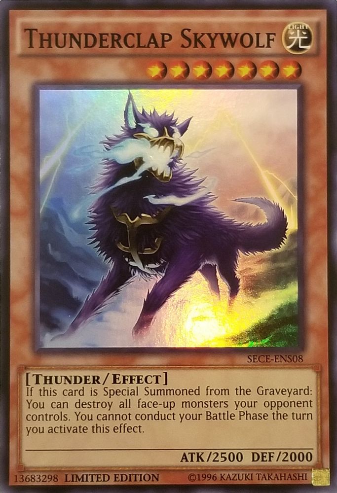 Thunderclap Skywolf (SE) (SECE-ENS08) - Super Rare